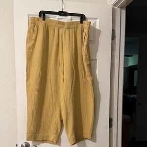 Madewell lightspun tapered Huston crop pants